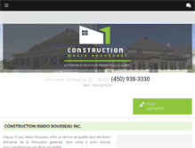 Tablet Screenshot of constructionmariorousseau.com